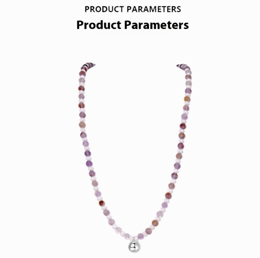 The Happiness Glow: Dopamine Pearl & Rose-Quartz Aesthetic Necklace