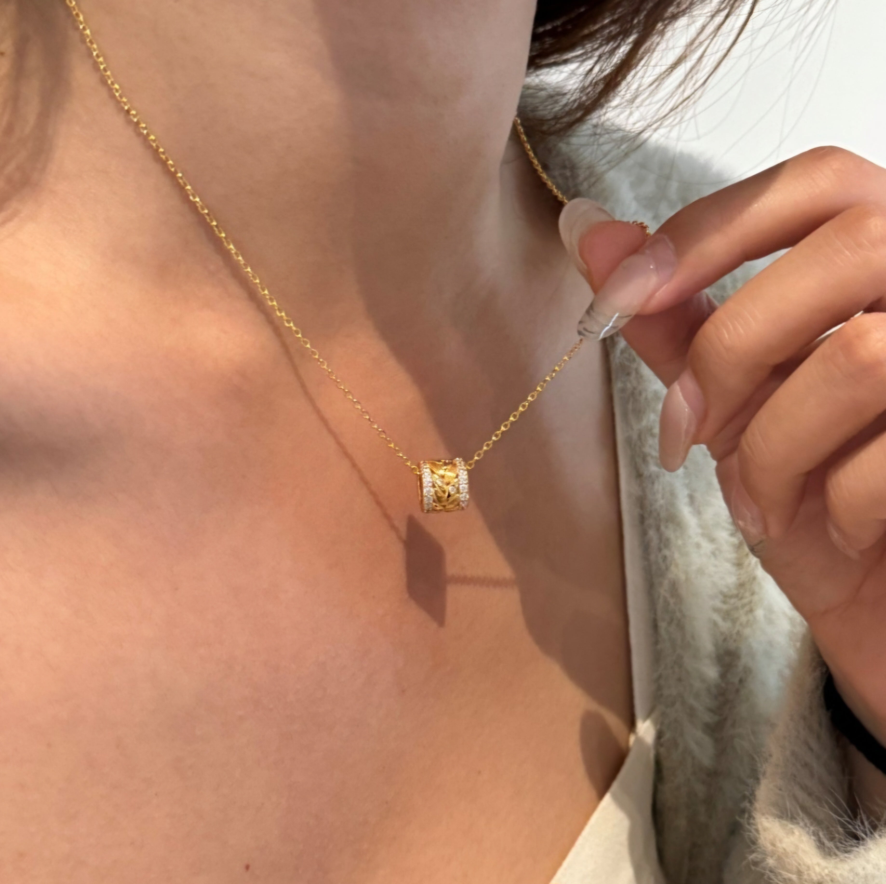 Parisian Vintage: Brushed 925 Sterling Silver Geometric Series