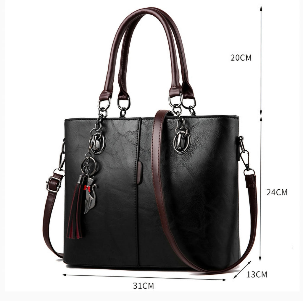 The Grace: Tailored Tassel Shoulder Bag