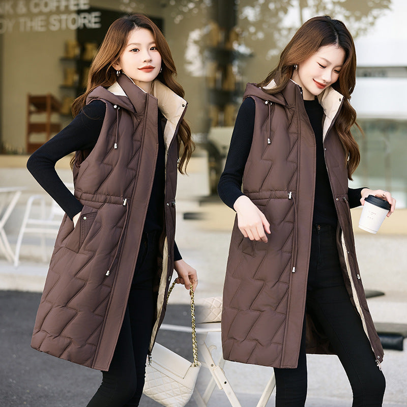 Coco Twoce Urban Shield: Oversized Quilted Down Vest