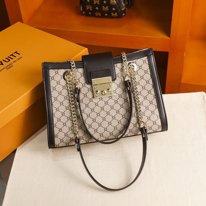 The Muse: Soft-Grain Leather Shoulder Bag