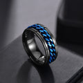 Men’s Rotating Chain "Cool" Titanium Ring