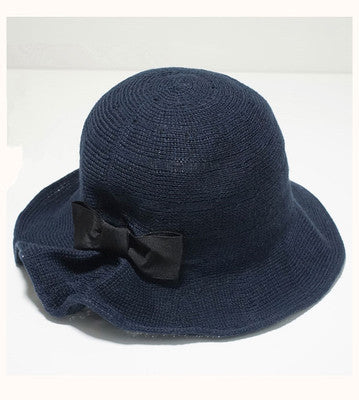 British Heritage: The Elegant Bowler Basin Hat with Bow Detail