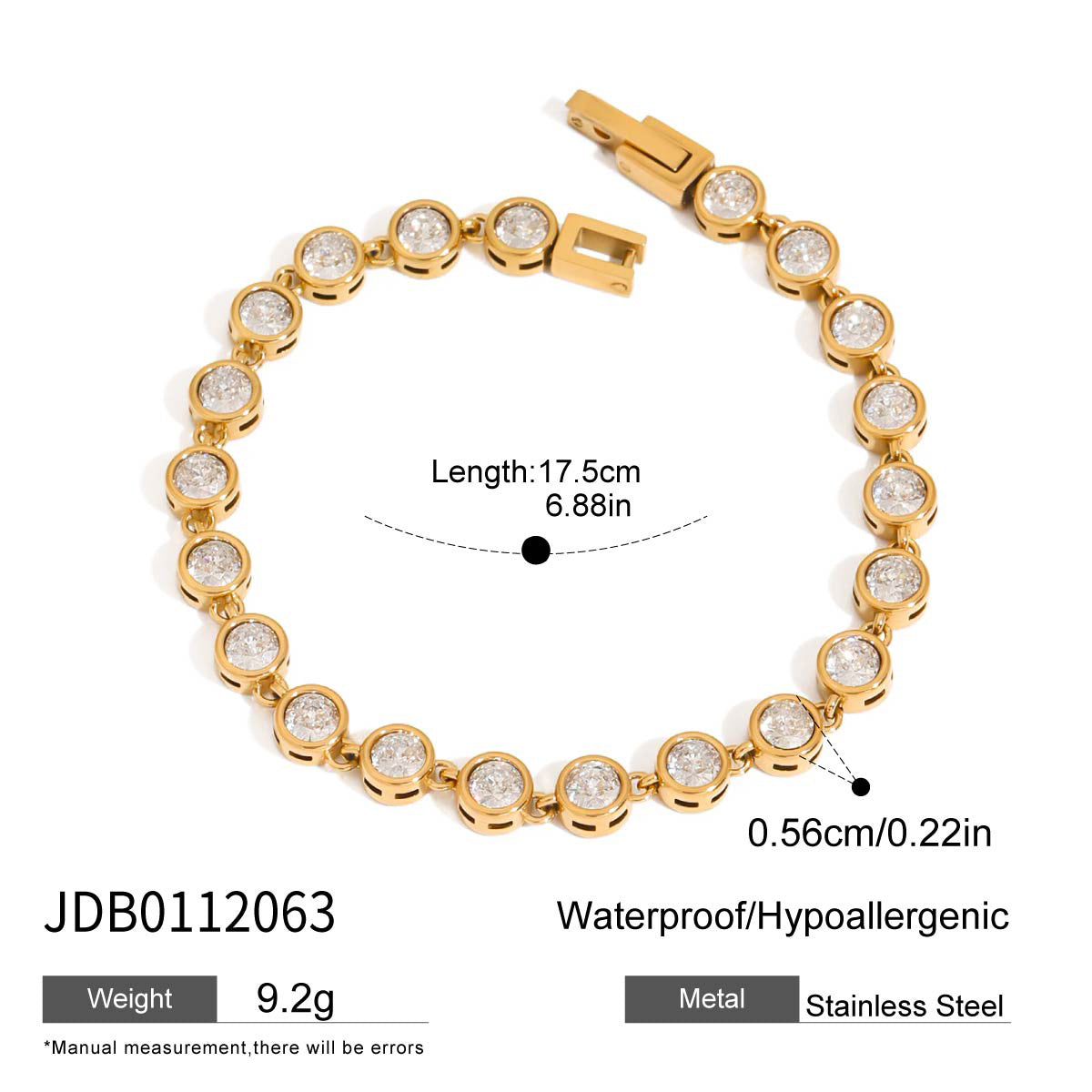 316L Eternal Knot Zircon Bracelet