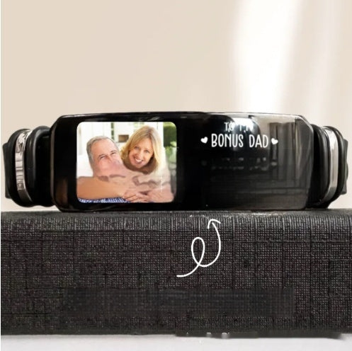 The Identity: Customizable Silicone & Titanium Steel Bracelet