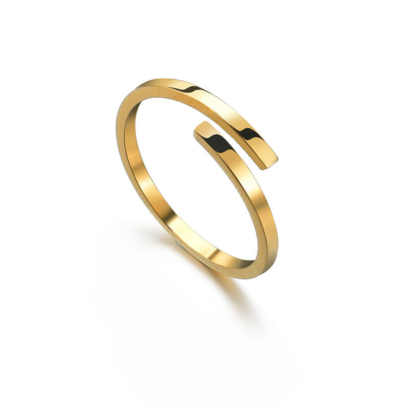 Signature Essence: Customizable Glossy Titanium Band