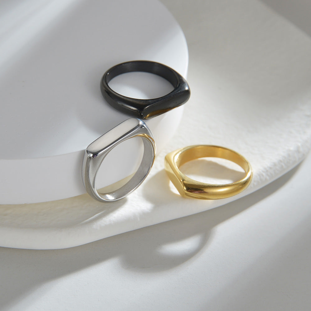 Women’s Popular Essential Titanium Ring