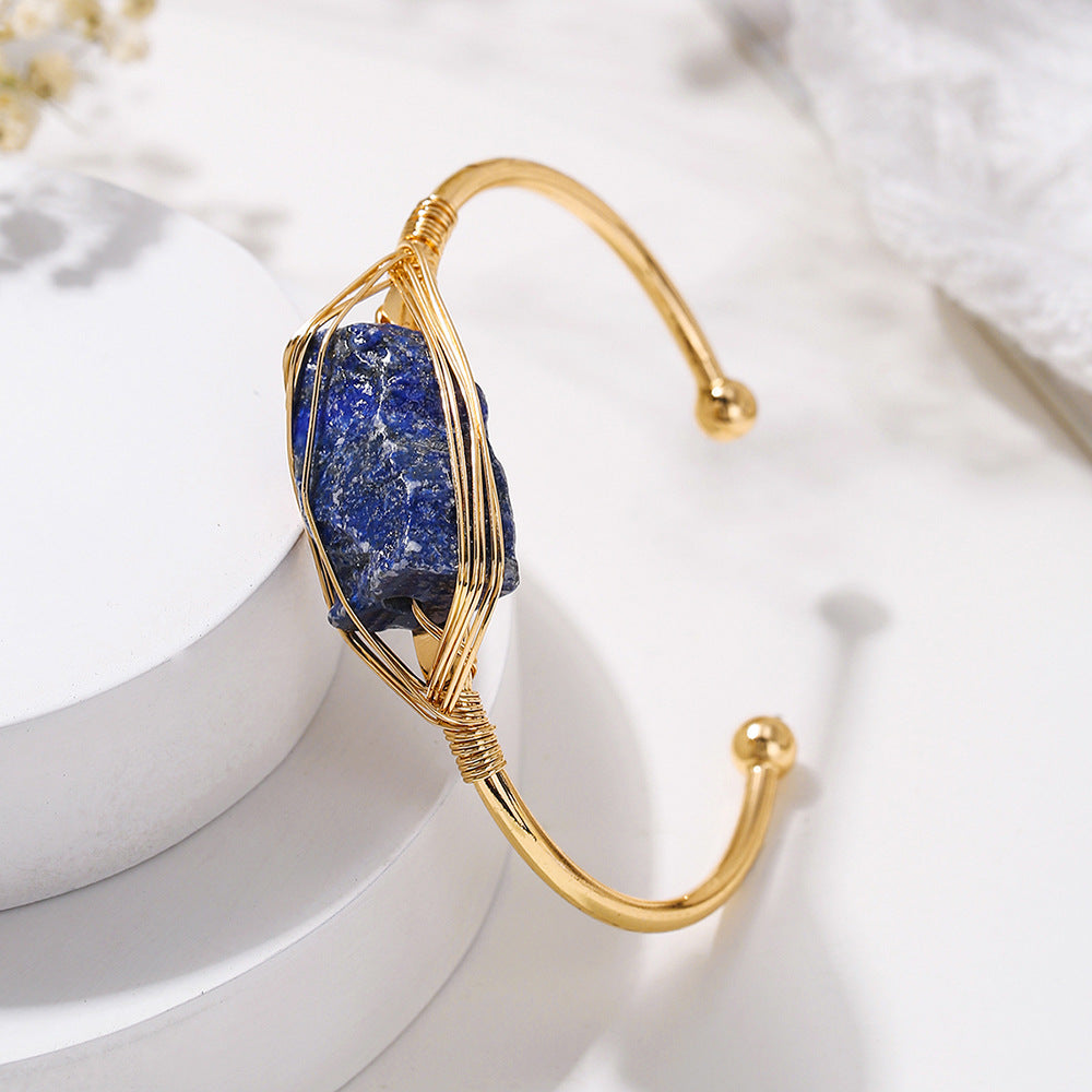 316L Raw Crystal Energy Bracelet