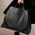 The Prism: Color-Block Leather Bucket Bag