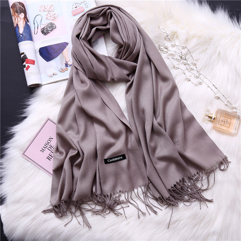 Coco Twoce Infinite Softness: Designer Cotton-Luxe Solid Scarf