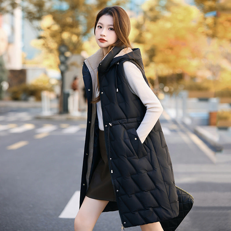 Coco Twoce Urban Shield: Oversized Quilted Down Vest