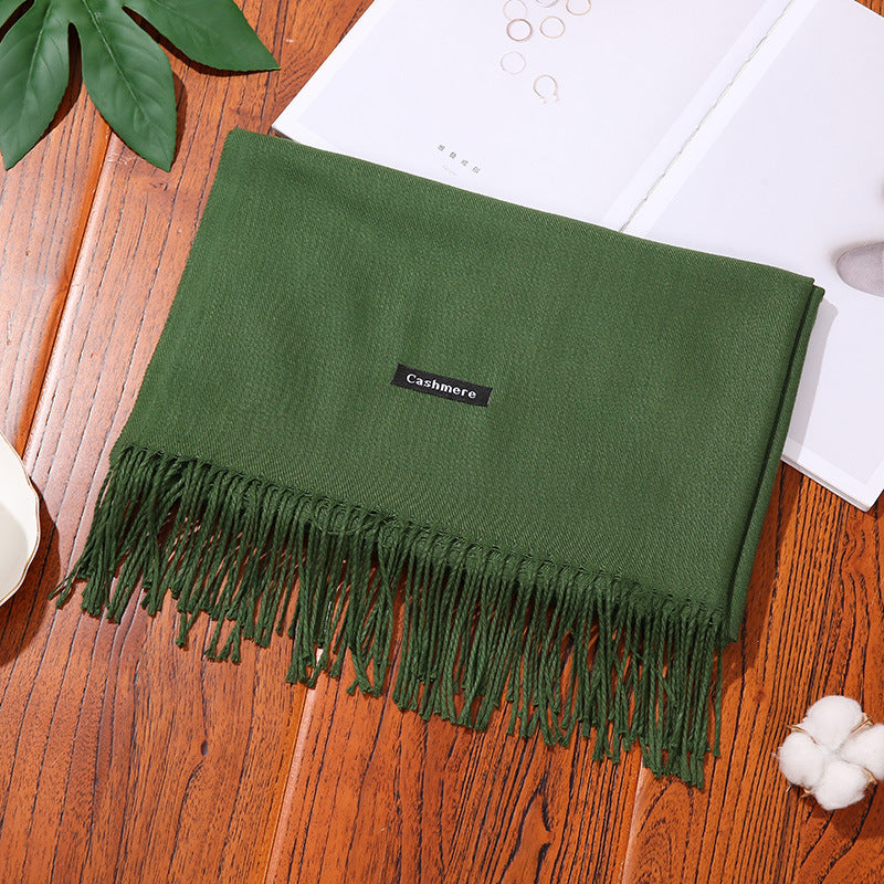 Coco Twoce Infinite Softness: Designer Cotton-Luxe Solid Scarf