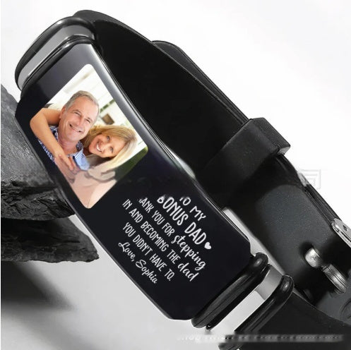 The Identity: Customizable Silicone & Titanium Steel Bracelet