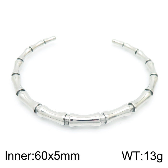 The Bamboo Essence: Titanium Structural Bangle