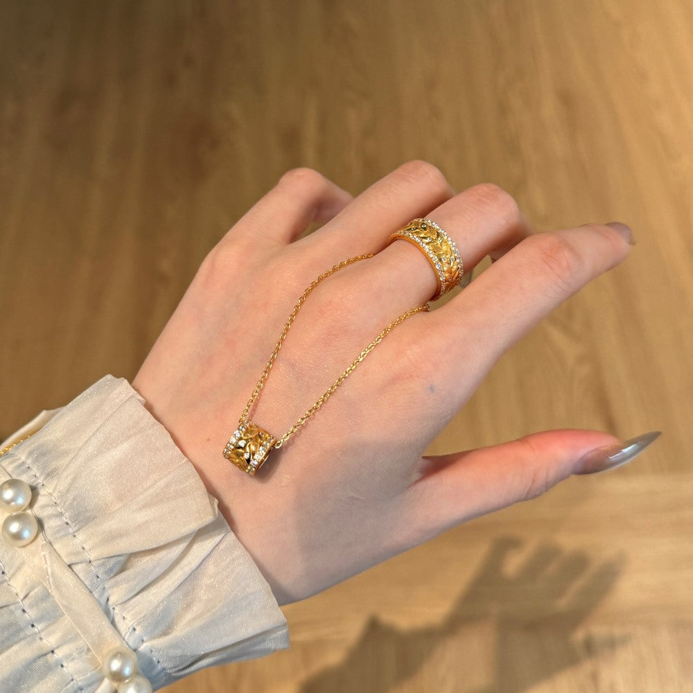 Parisian Vintage: Brushed 925 Sterling Silver Geometric Series