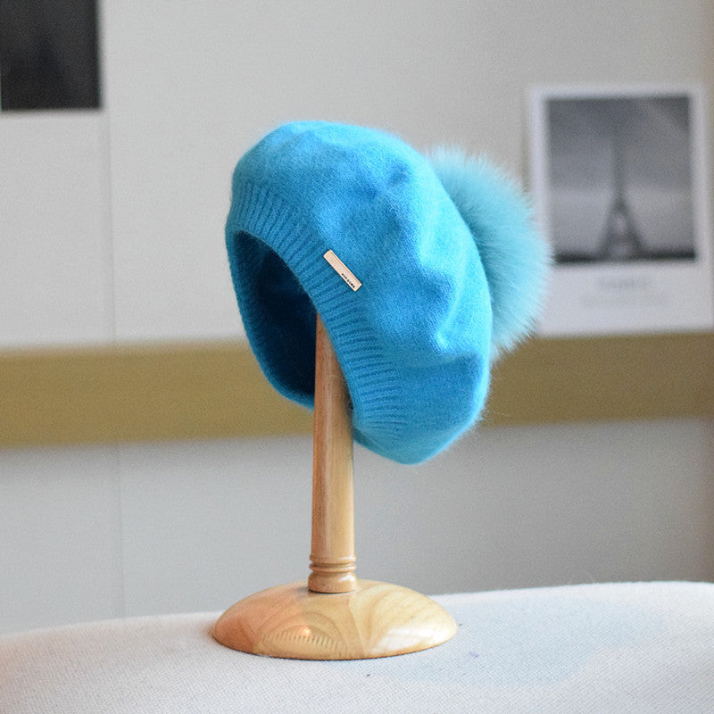 Velvet Cloud: The Ultra-Soft Angora-Style Dome Hat