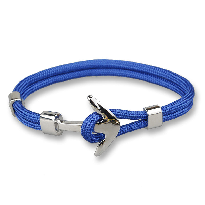 The Voyager: Titanium Steel Nautical Anchor Bracelet