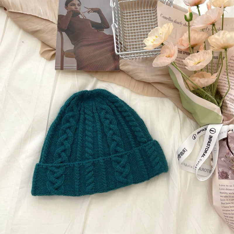 Couture Twist: The Chunky Satin-Finish Wool Beret