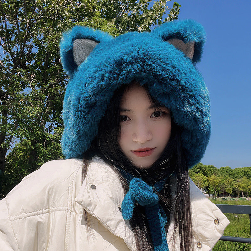 Urban Feline: The Daily Plush Cat-Ear Beanie