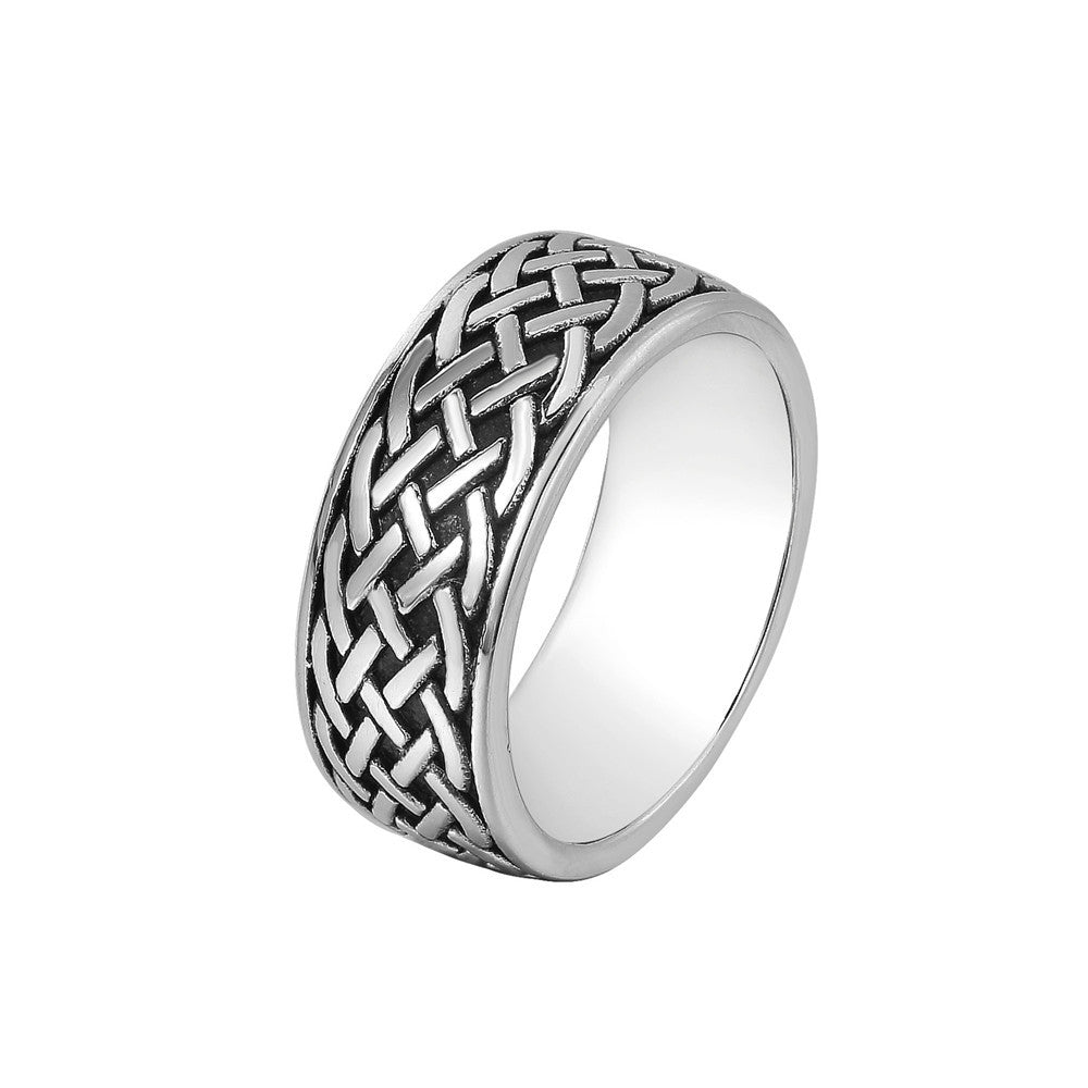 The Heritage Band: Men’s Vintage Titanium Statement Ring