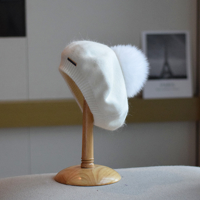 Velvet Cloud: The Ultra-Soft Angora-Style Dome Hat
