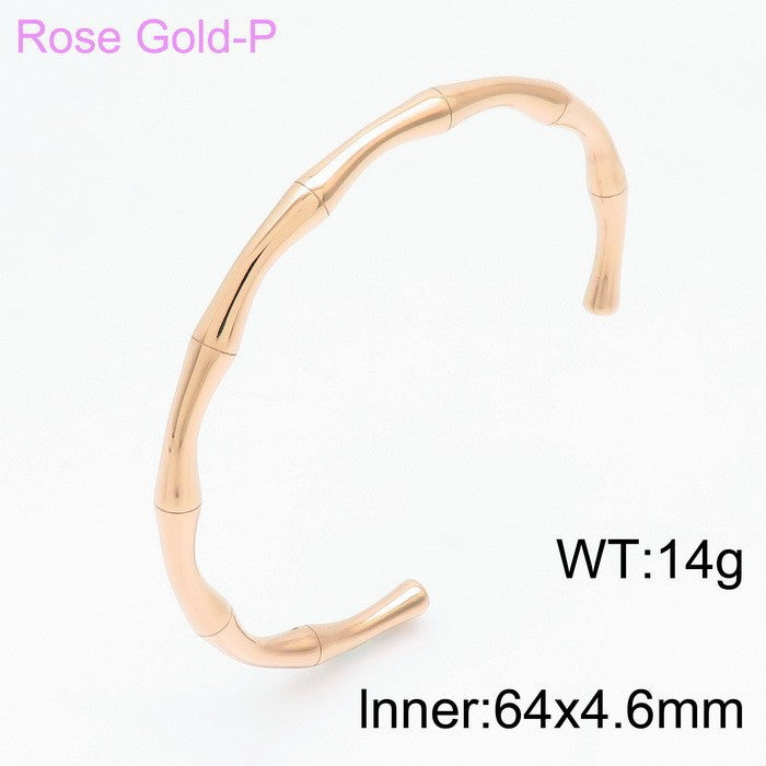 The Bamboo Essence: Titanium Structural Bangle