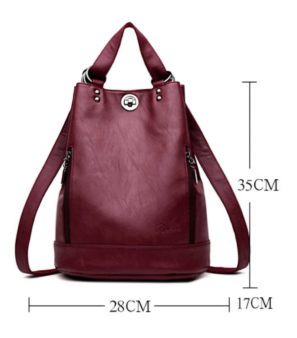 The Muse: Soft Leather Bucket Bag